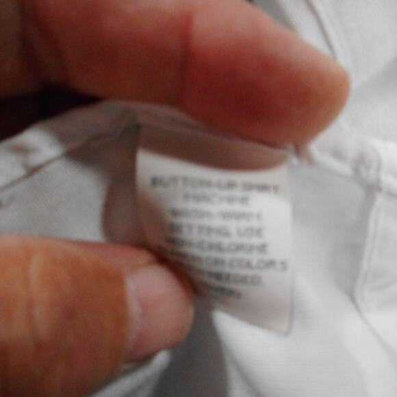 Christopher Hart White Oxford Big and Tall 17-37 Button down - Picture 4 of 4